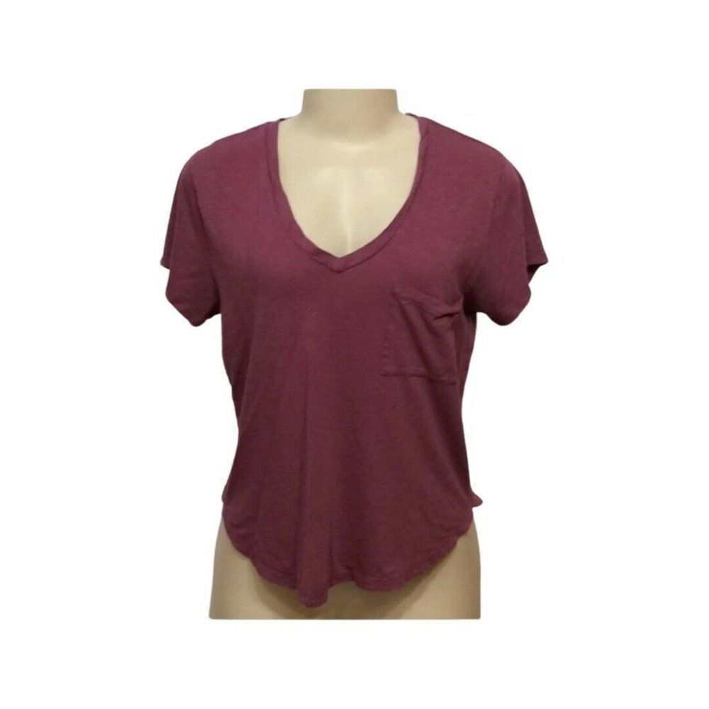 ABERCROMBIE &Fitch burgundy XS shirt skuC